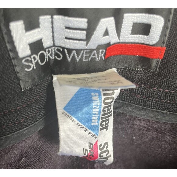 Head Ski Pants Vintage 80s Stirrups Purple Wool Stretch Women 10 Retro Gropcore - Picture 4 of 4